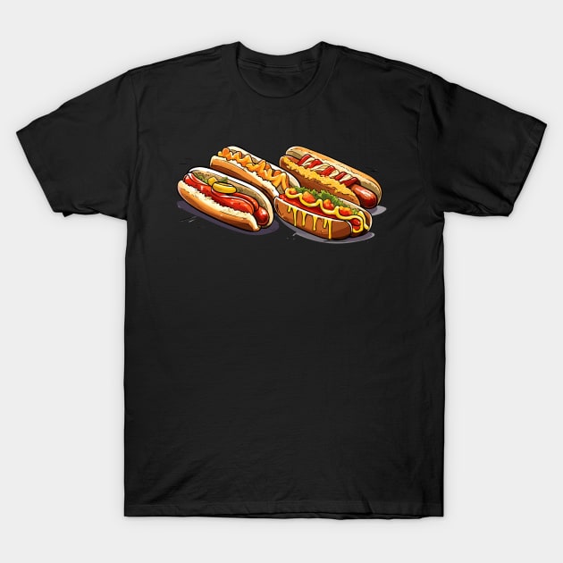 Hot dog T-Shirt by siriusreno